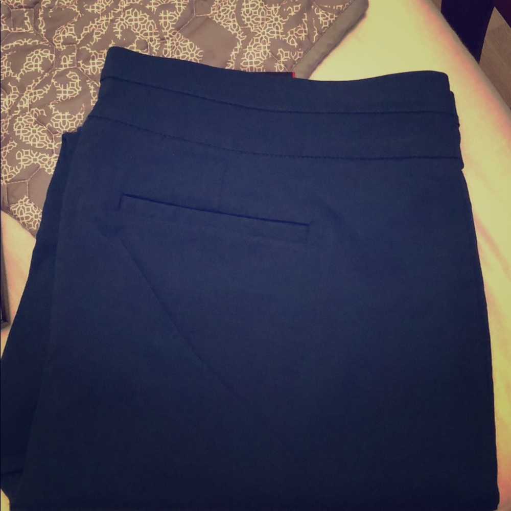 Dark green work pants